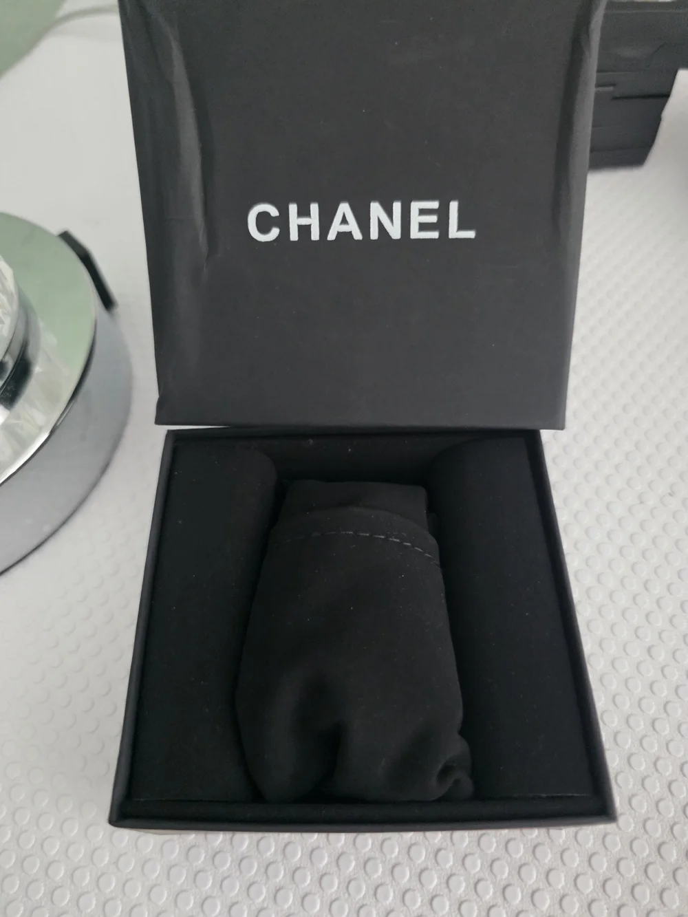 CHANEL Gold Pearl & Crystal CC Logo Brooch